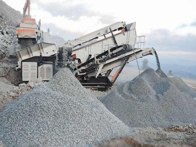 combined mobile crusher and screening plant